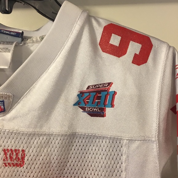 michael strahan super bowl jersey